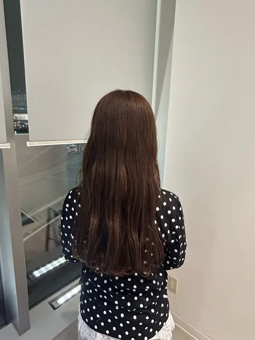 ロング 小谷 歩花のヘアスタイル