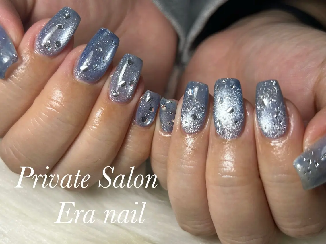 ネイル マグネットネイル ハンドネイル Era nailのネイルデザイン