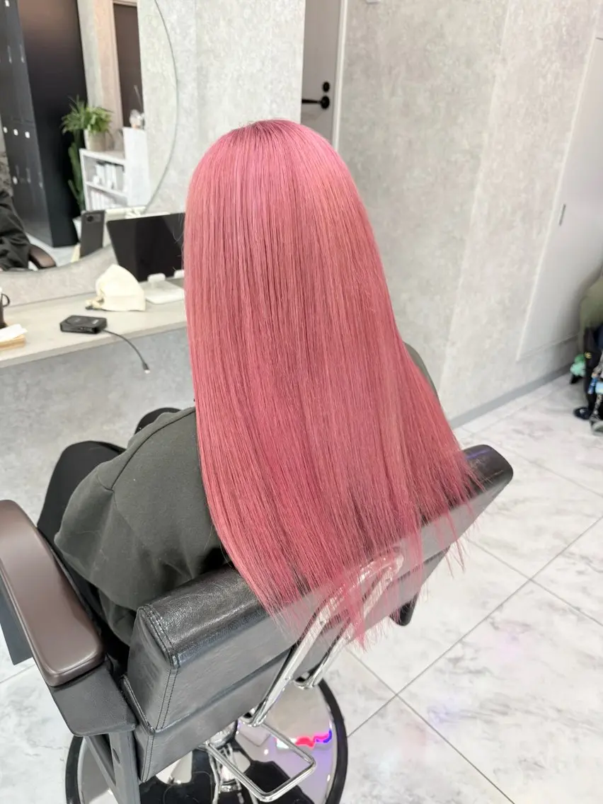 ロング カラー 🌺ハイトーン🌺 矢葺 なぎさ🌺🌺のヘアスタイル