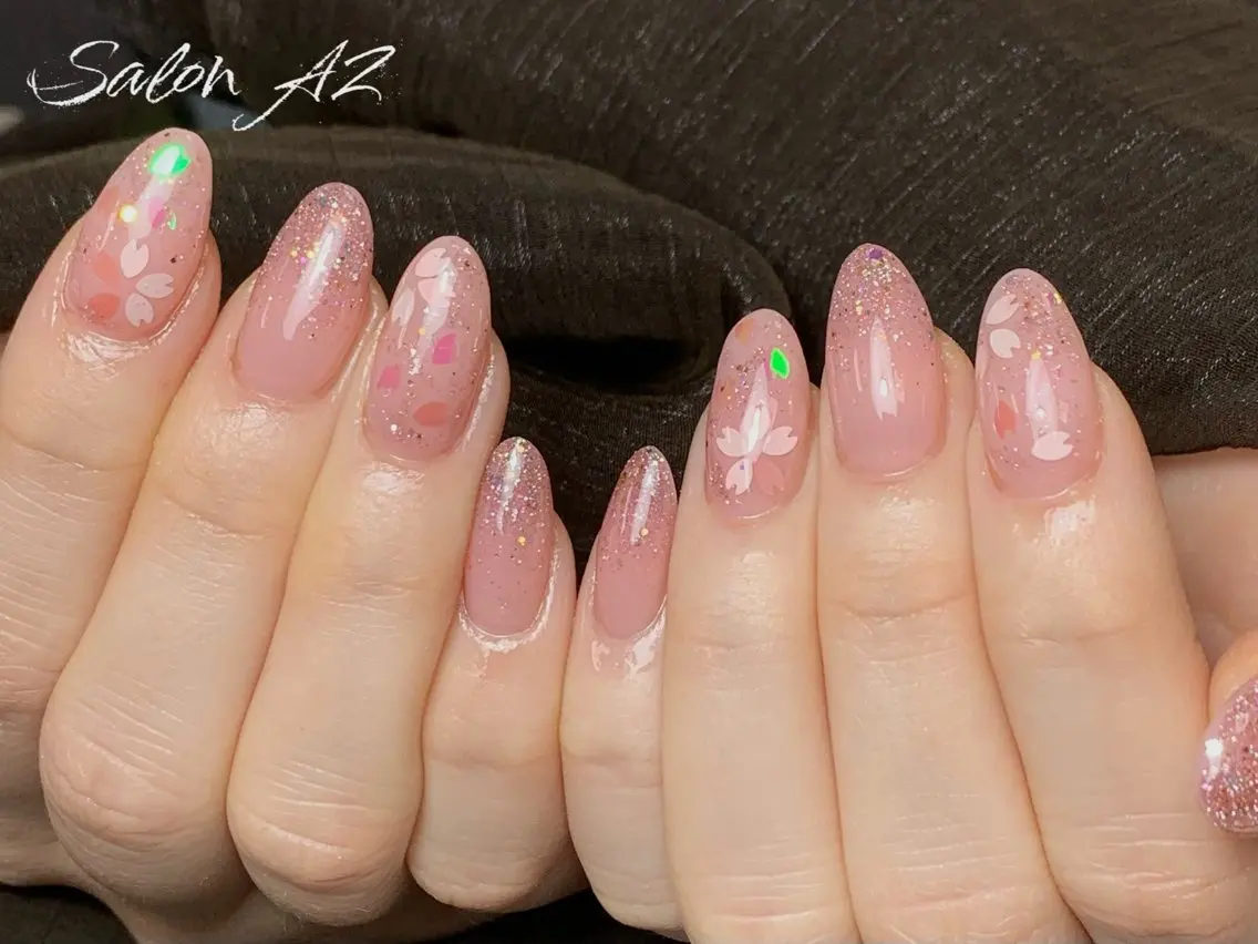 ネイル アートネイル フットネイル フレンチネイル マグネットネイル 持ち込み ハンドネイル salon AZのネイルデザイン