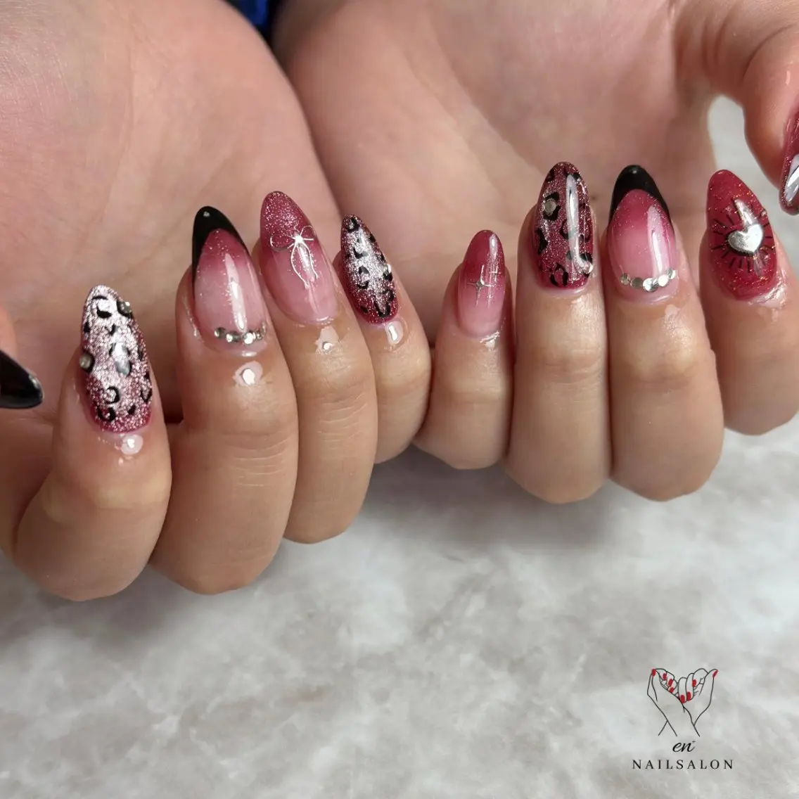 ネイル 持ち込み ハンドネイル NAILSALON en+沖縄市美原のネイルデザイン
