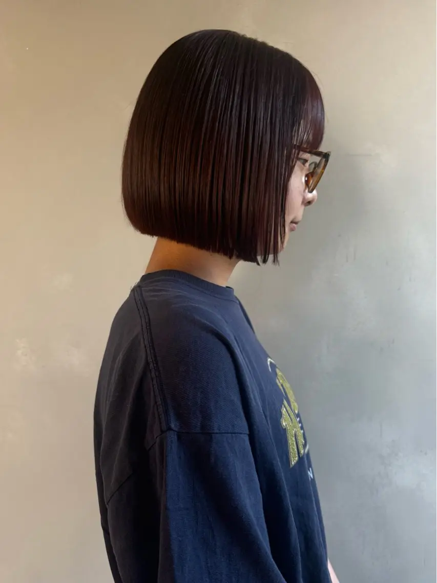 ショート カット ヘアカラー ♡noa/ボブ ナチュラルカラー♡のヘアスタイル