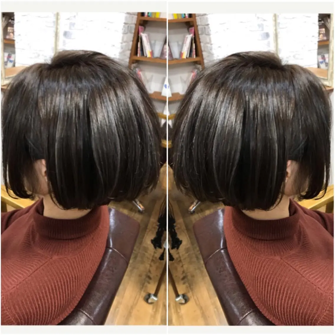 ショート カラー アッシュ アッシュグレー yui .のヘアスタイル
