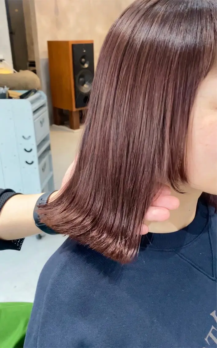 ミディアム カラー ヘアカラー ヘッドスパ Kayo🐬 /ピンク系カラー🎀のヘアスタイル