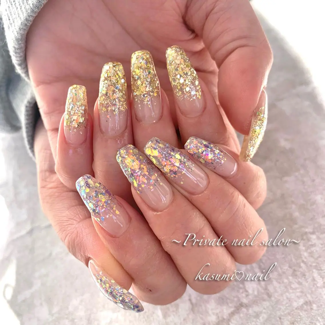 ネイル ニュアンスネイル 春ネイル KASUMI♡ Nailのネイルデザイン