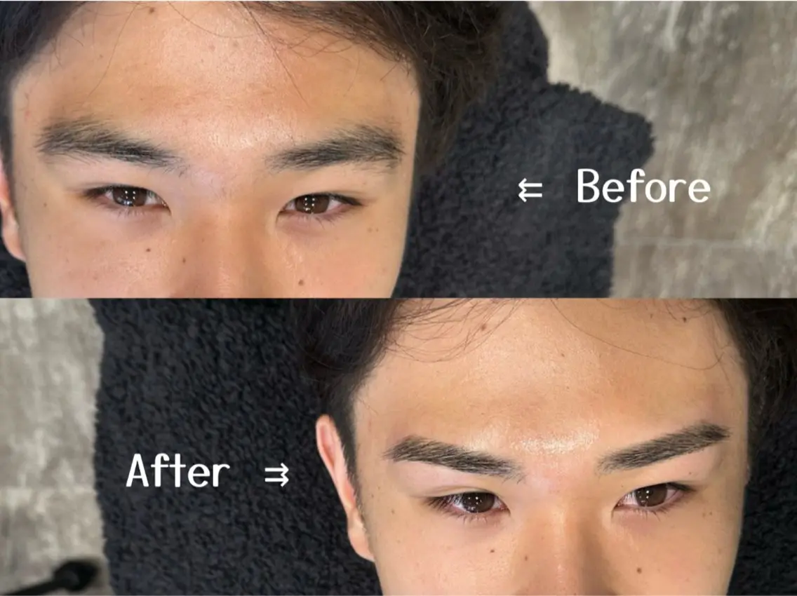 人気No.1❤️【平日】【メンズ似合わせカット✂×アイブロウWAX】12000円→8900円✨の写真