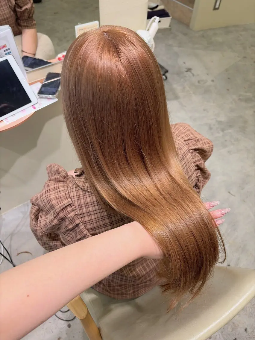 ロング ヘアカラー Ririka /透明感カラーのヘアスタイル