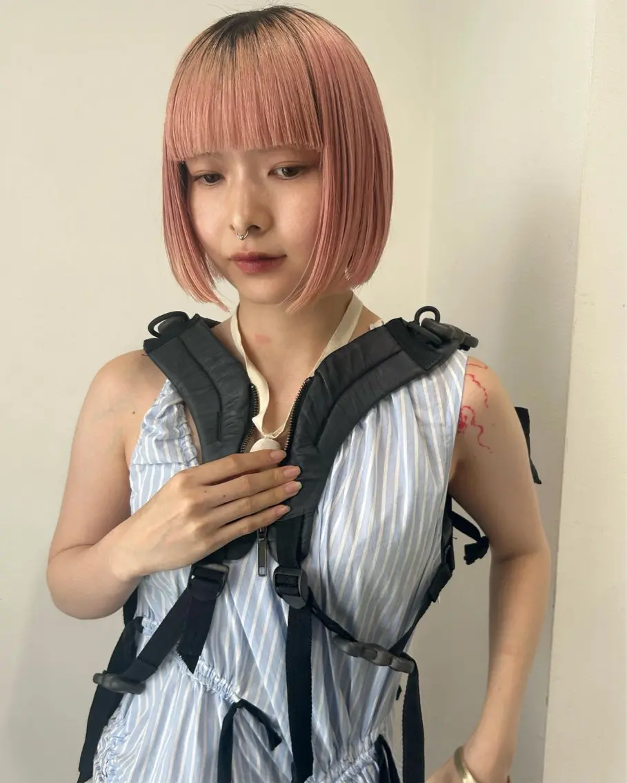 ショート カラー ボブ カット ヘアカラー トリートメント 村上雅人 ナチュラルモードのヘアスタイル