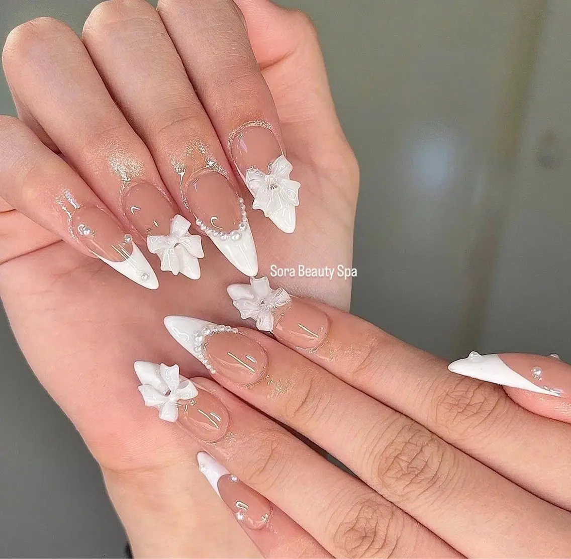 🩷ハンドフレンチネイルの写真