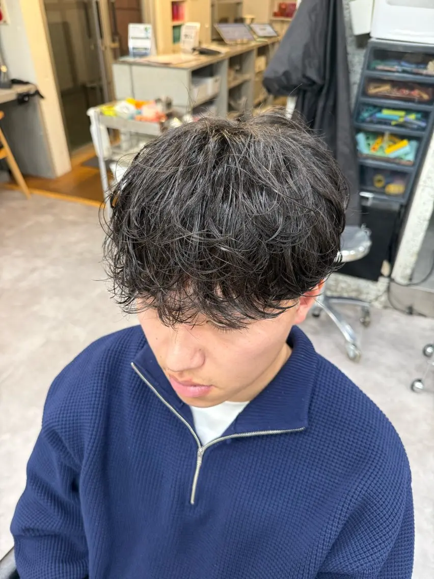 パーマ メンズ カット パーマ トリートメント 【fifth】 小林直弥のヘアスタイル