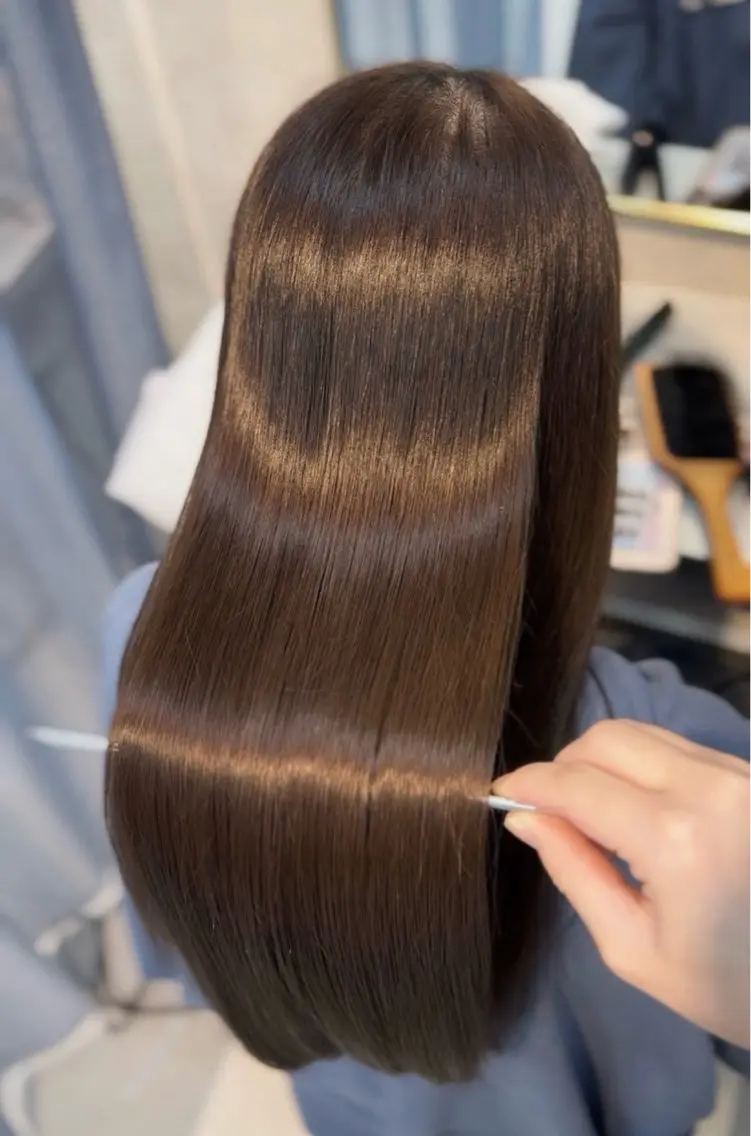ロング 髪質改善 トリートメント HALO treatmentのヘアスタイル
