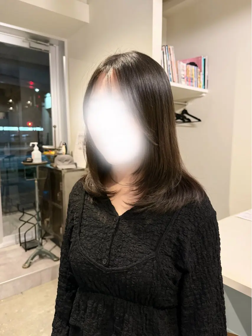 セミロング Heath 姪浜 ⌇フタバのヘアスタイル