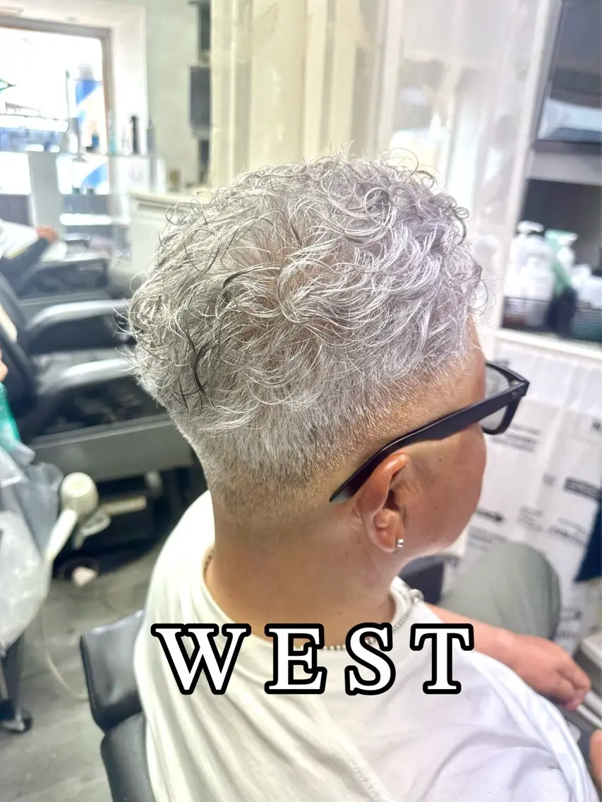 パーマ メンズ WEST✂︎AKI HIRO✂︎大和高田のヘアスタイル