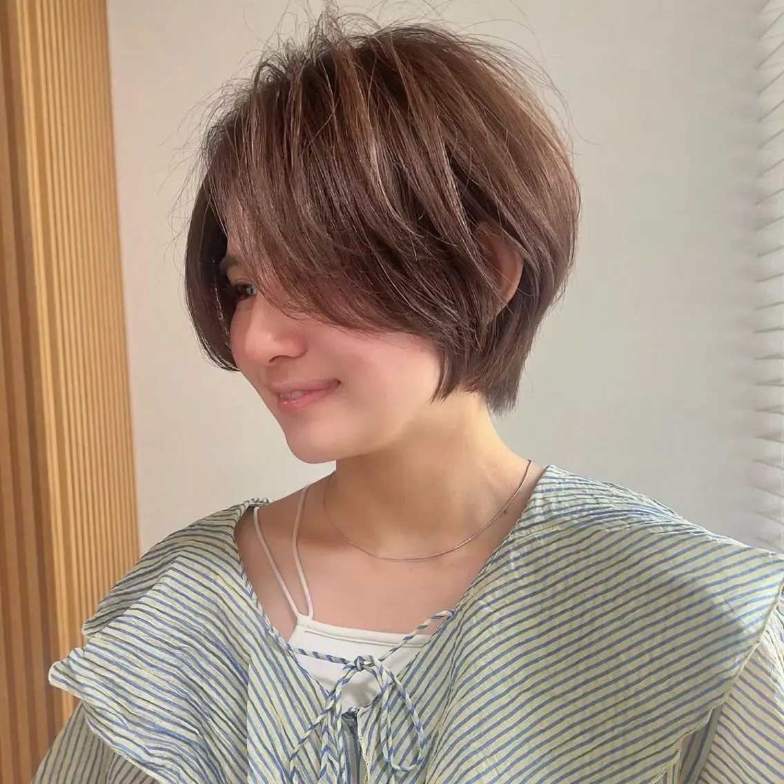 ショート YUI  透明感🌱 艶カラー🍓浦和のヘアスタイル
