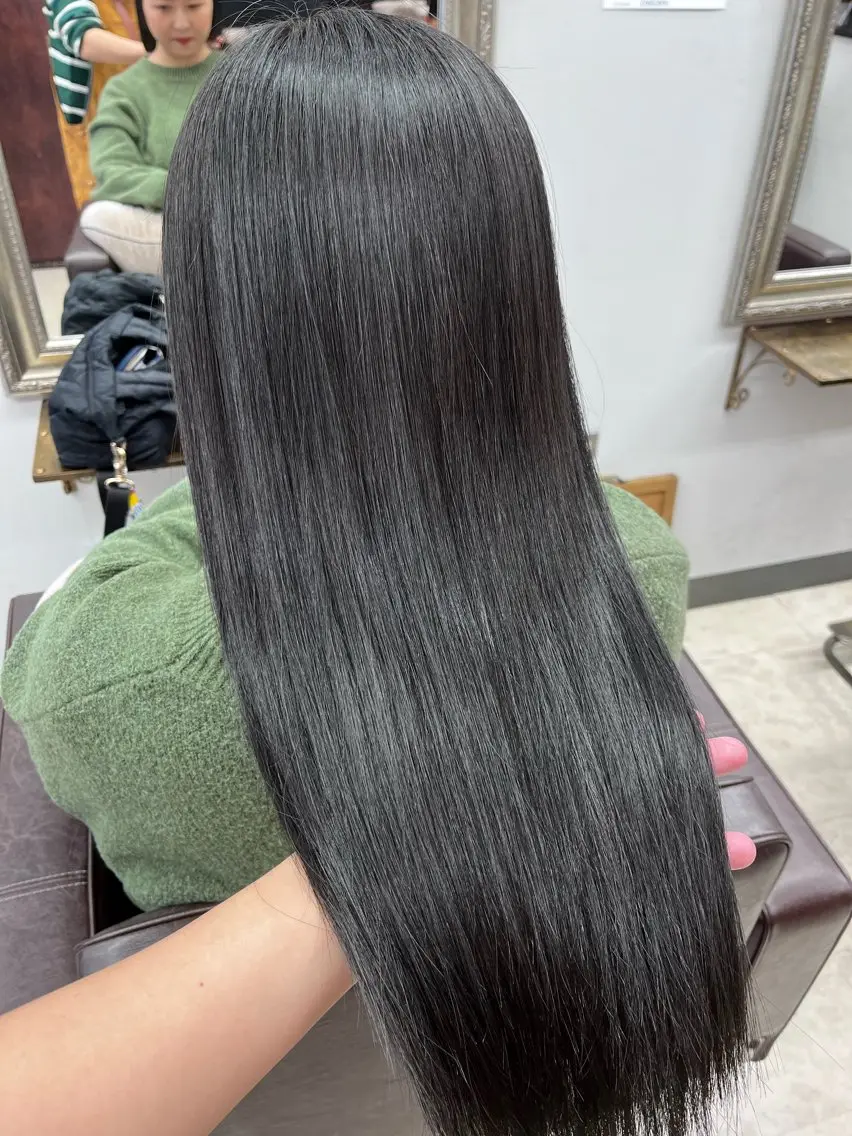 ロング カラー パーマ ヘアアレンジ 産休の為お休みです! 小島凜のヘアスタイル