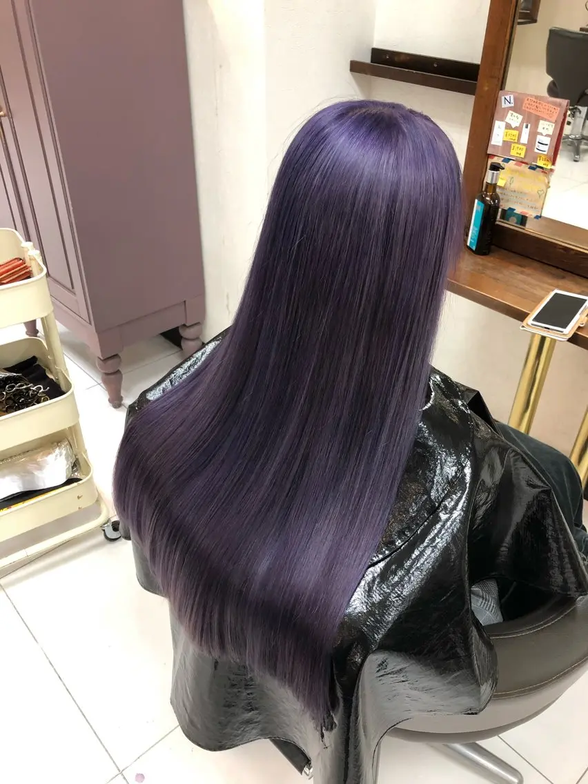 カラー パーマ ブリーチ 酸性ストレート ストレートパーマ カット 縮毛矯正 ハイトーン/似合わせ 🎗️山内のヘアスタイル