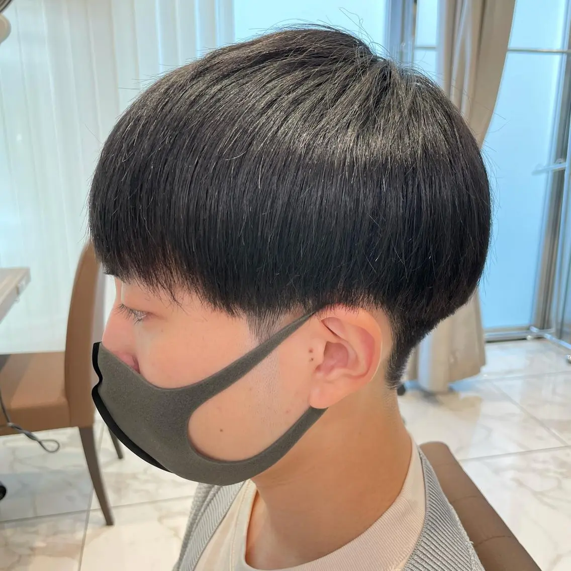 ショート メンズ カット 【メンズ縮毛矯正】 田中秀斗のヘアスタイル