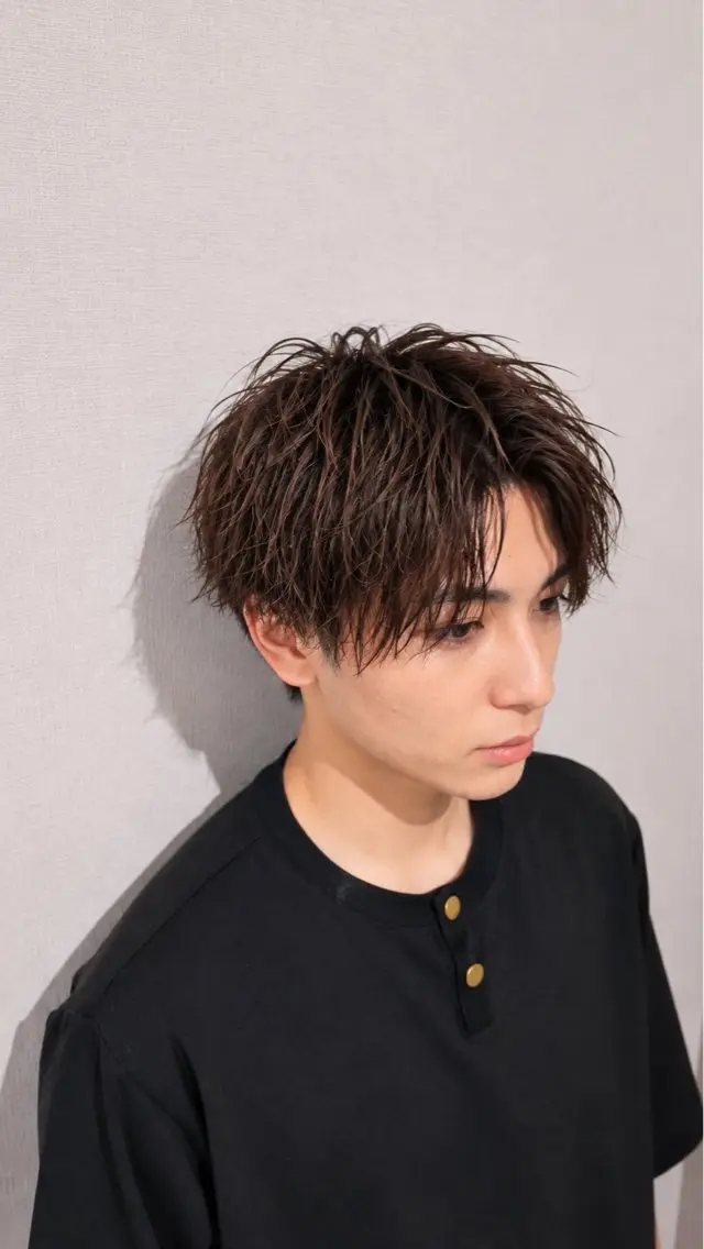 ショート メンズ 🫧ハイトーン 🌈透明感☘️らいのヘアスタイル