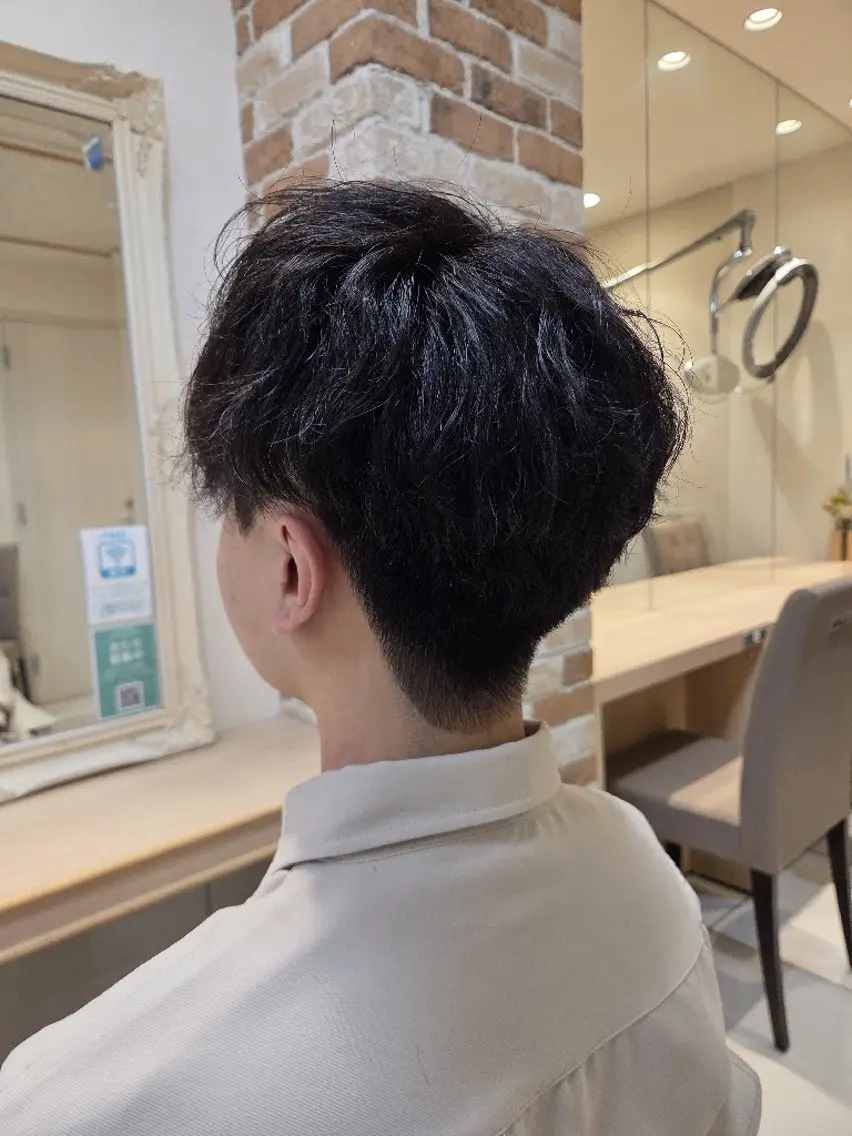 ショート カット パーマ メンズパーマ/カラー /カット/樋口捷✂️のヘアスタイル