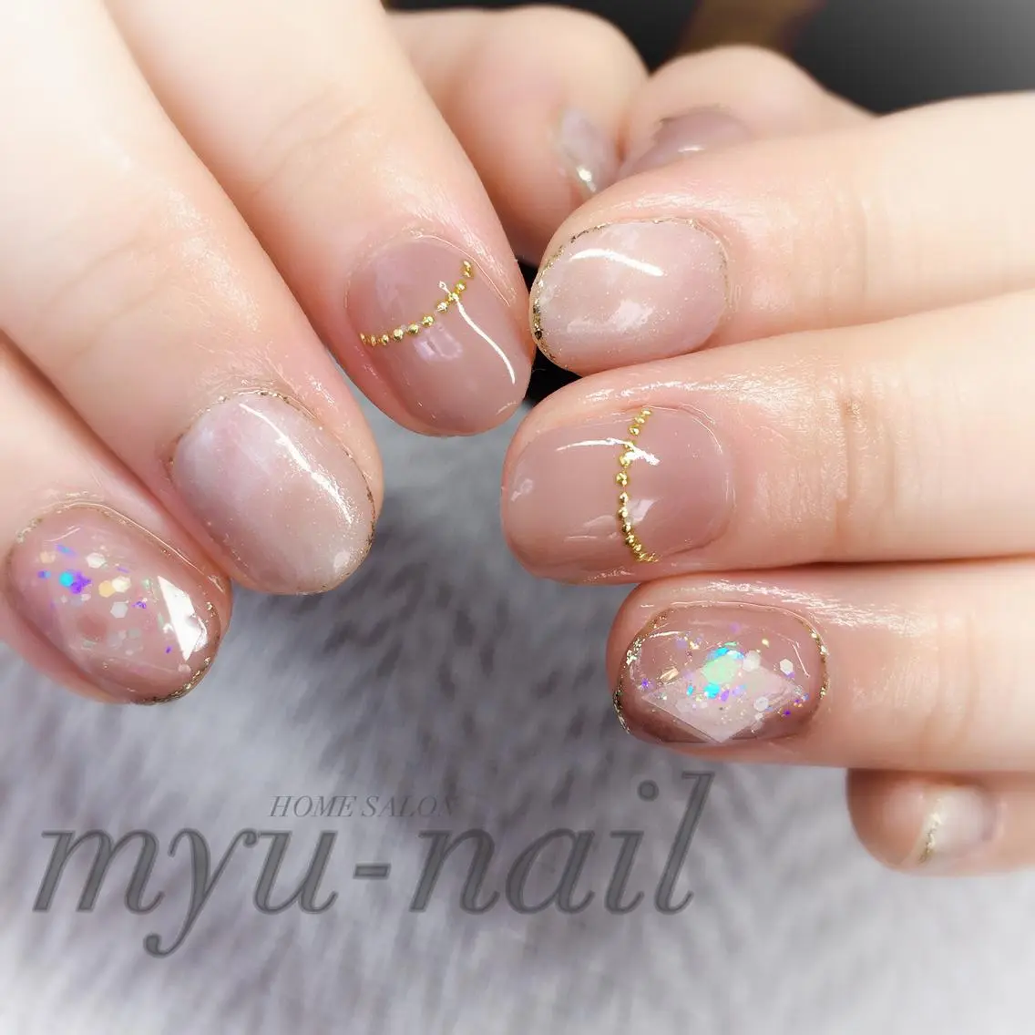 ネイル ハンドネイル ホームサロン myu-nailのネイルデザイン