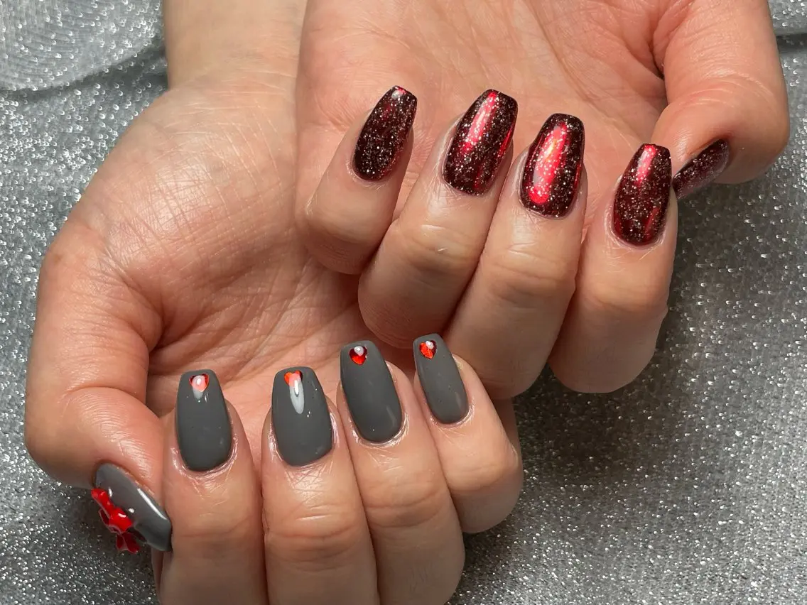 ネイル ミラーネイル ハンドネイル chipi nailのネイルデザイン