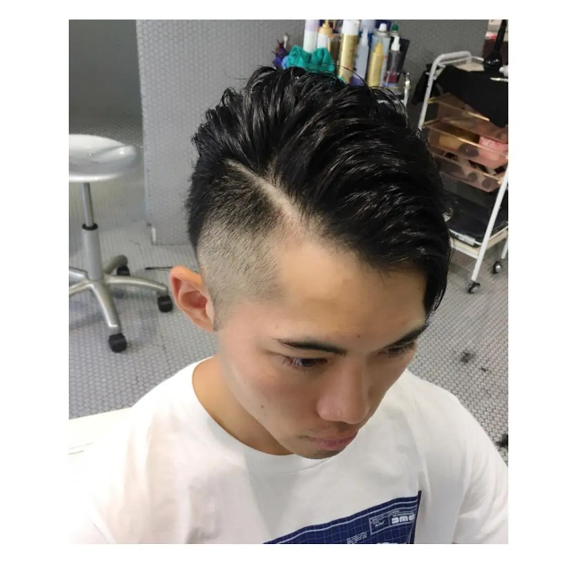 ショート メンズ フェードカット 中江 麻友のヘアスタイル