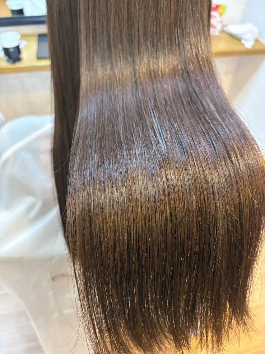 カラー カット ヘアカラー トリートメント 韓国ヘアー🇰🇷 MIWAのヘアスタイル