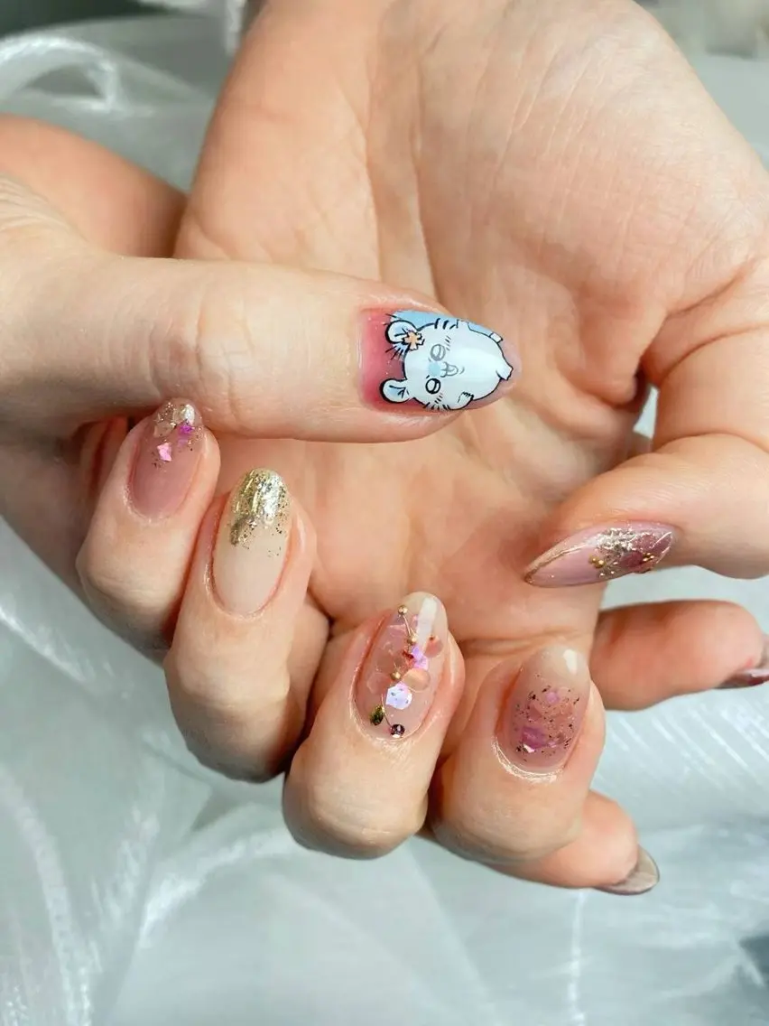 ネイル アートネイル フラワーネイル フットネイル ジェルネイル マグネットネイル Babarla nailのネイルデザイン