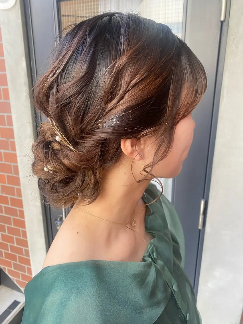 ロング ヘアアレンジ ヘアセット 【safric】 NAOのヘアスタイル