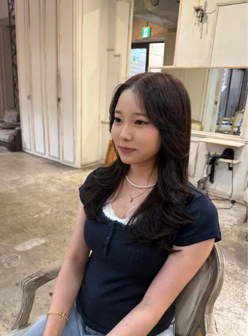 ミディアム ヘアカラー 💖撃！激！ 可愛カラーKAO💖のヘアスタイル