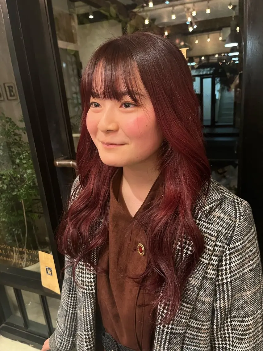 ロング カラー ヘアカラー トリートメント ヘアセット レイヤーカット/ ブリーチ/Asukaのヘアスタイル