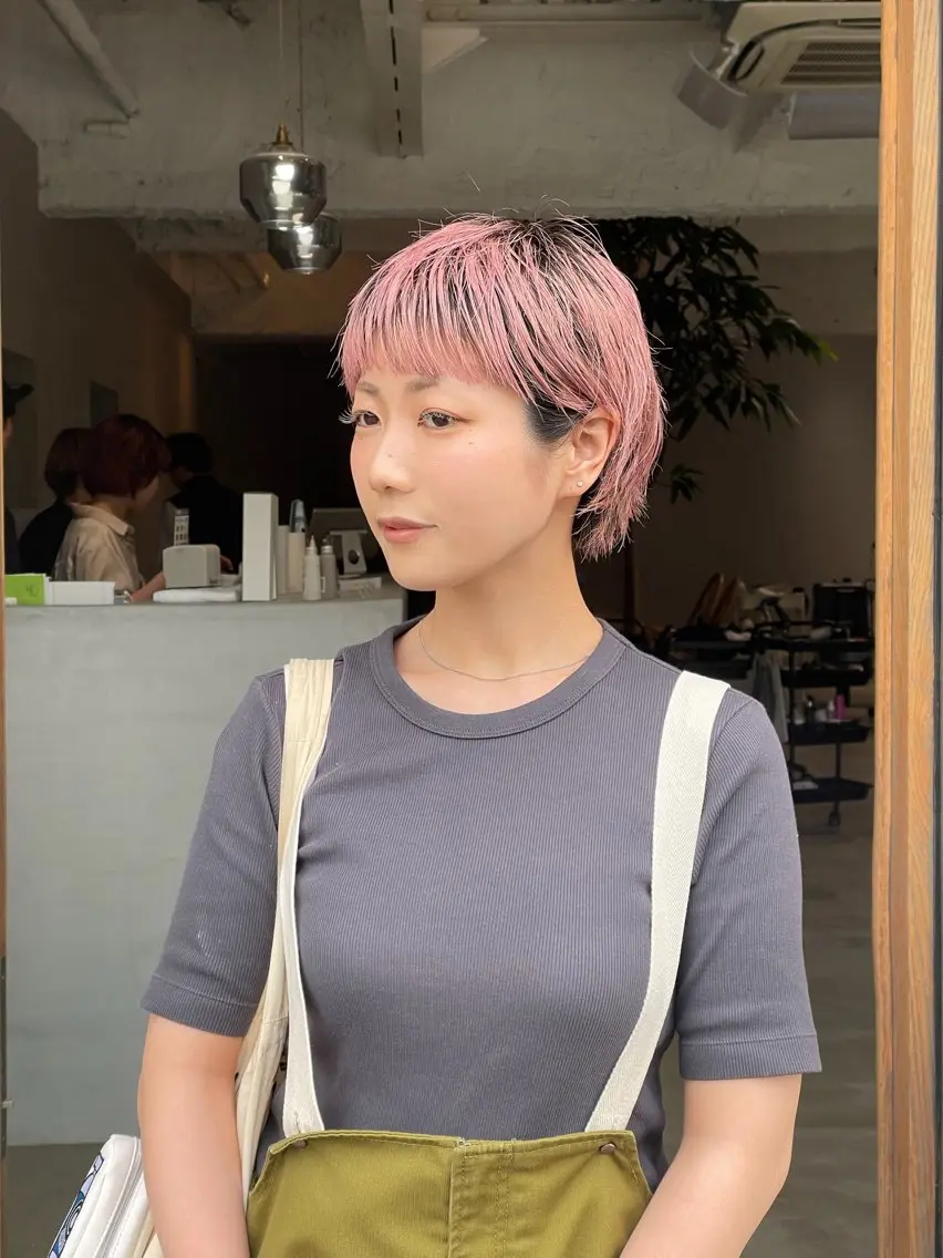 カラー 中村 玲音のヘアスタイル