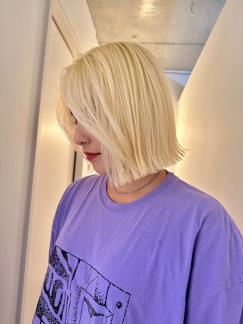 ショート カラー ヘアカラー 大木 紗也香のヘアスタイル