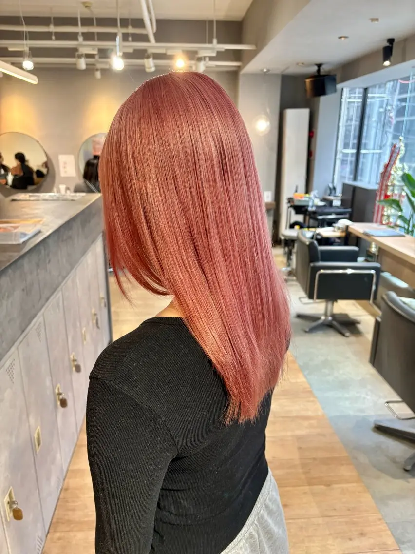 カラー ヘアカラー 🎀西川芽依/ 暖色カラー🎀のヘアスタイル