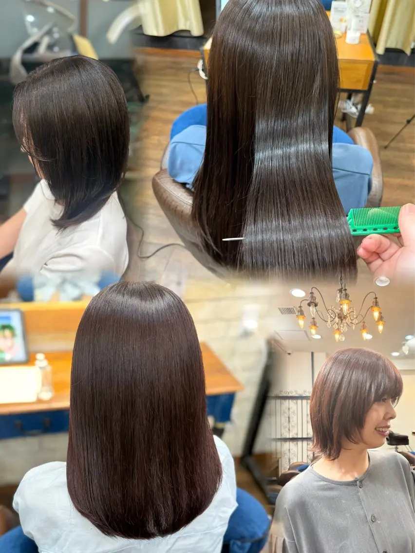 カラー ヘアカラー トリートメント みいな カラーモデル様募集中のヘアスタイル