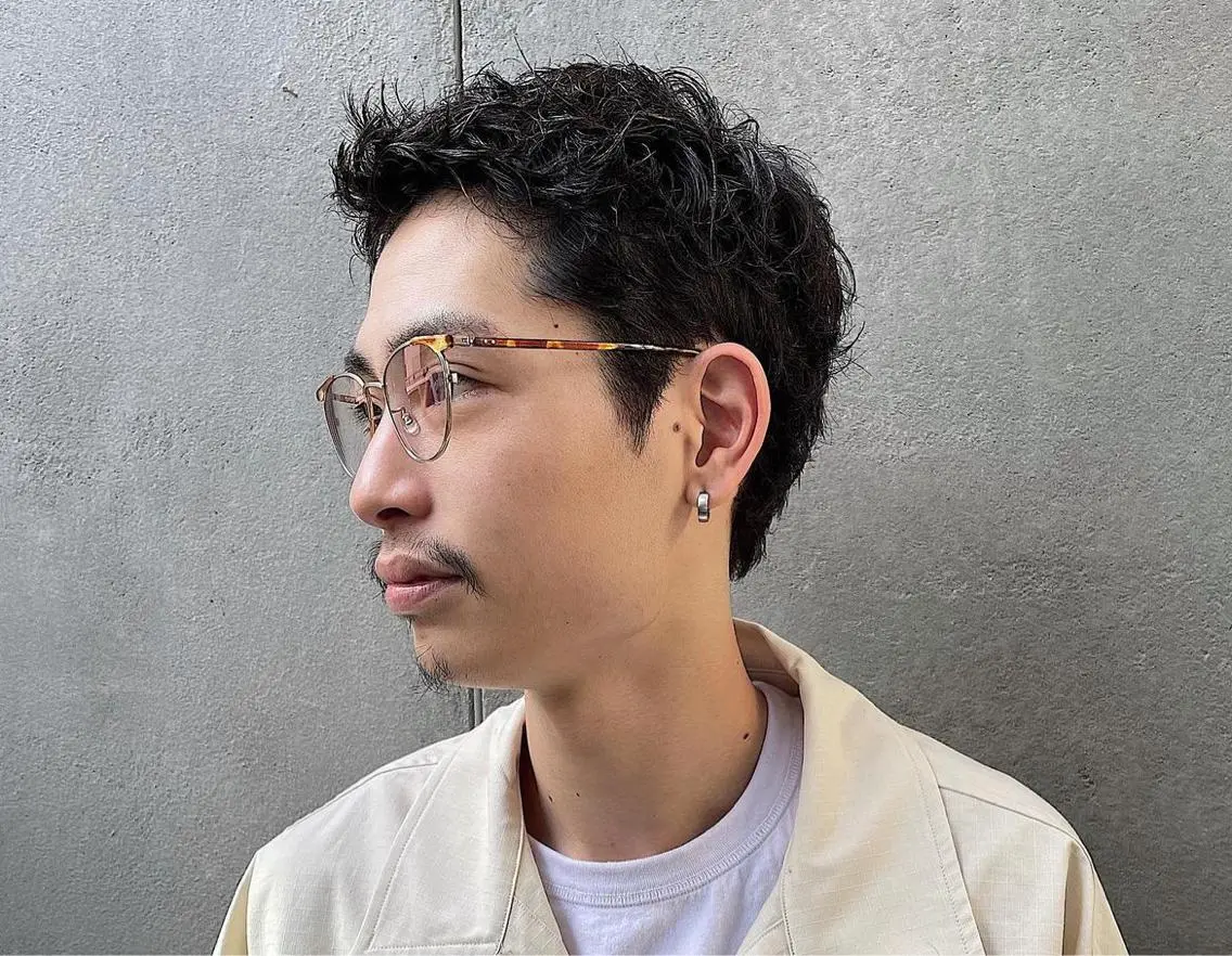 ショート メンズ くせ毛 渋谷/原宿/メンズ/ コヤマトモヤのヘアスタイル
