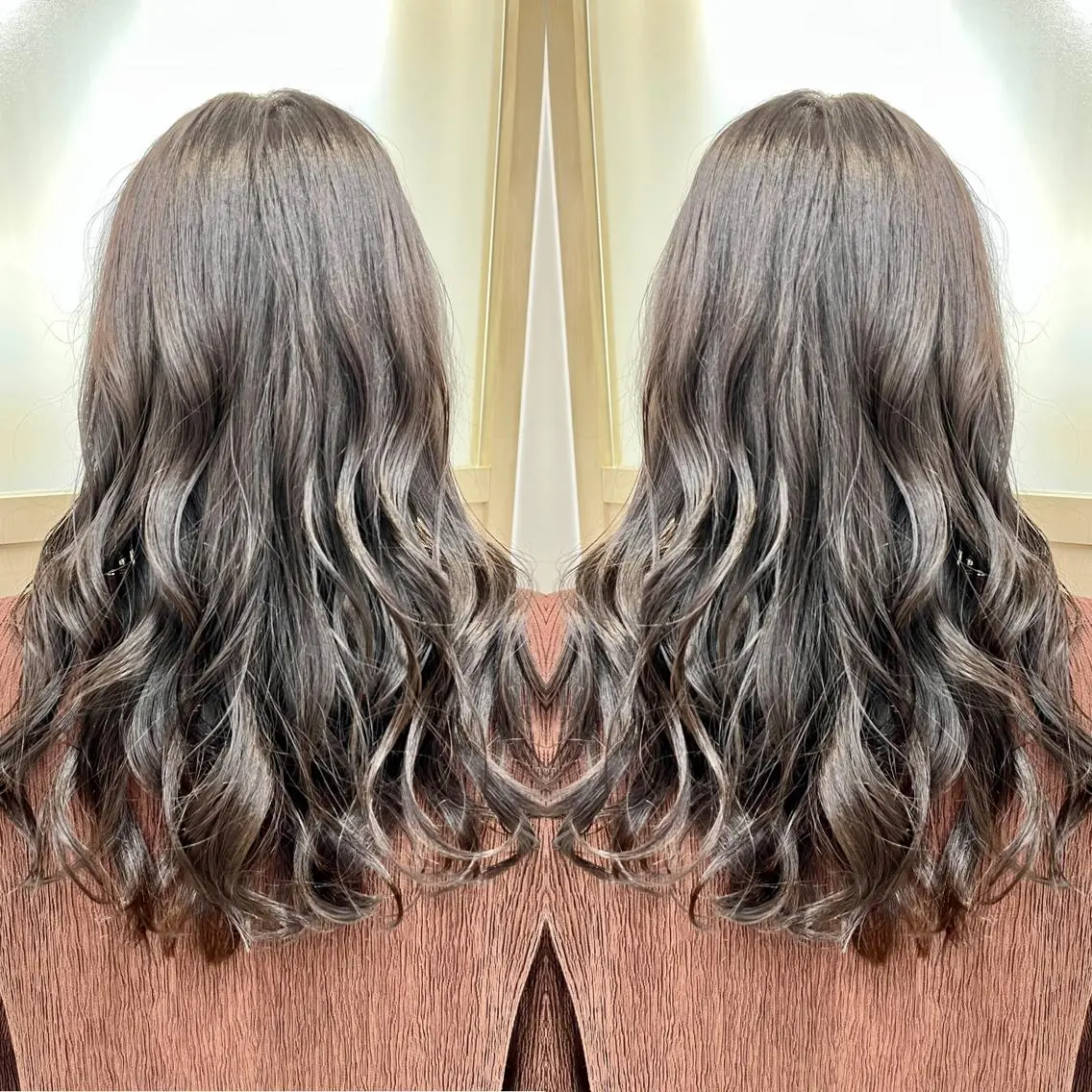 ロング カラー トリートメント カット ヘアカラー トリートメント 天野 涼のヘアスタイル