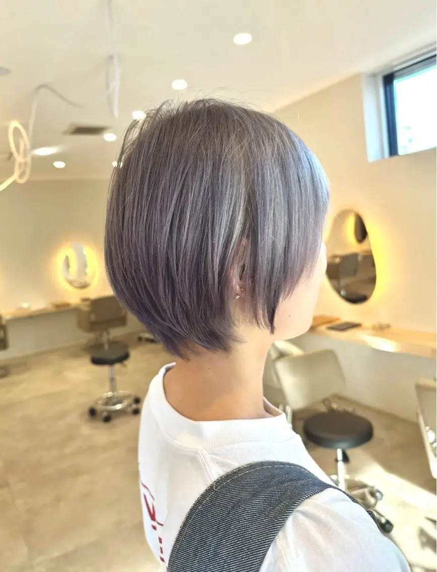 ショート 🩵透明感カラー🩵 TOMOのヘアスタイル