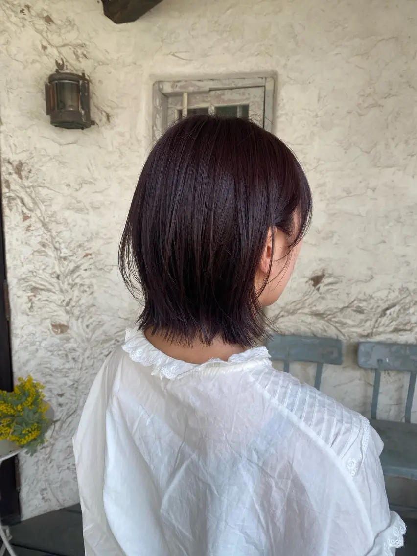ミディアム ボブレイヤー ボブ レイヤーカット ɴᴏʀɪᴋᴏ / LaNeigeのヘアスタイル