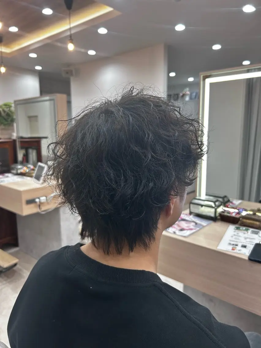 メンズ メンズパーマ 菅原 琉偉のヘアスタイル