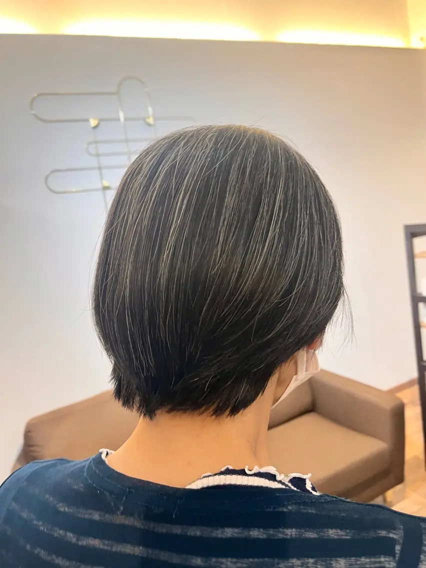 ショート ショートヘア カット 臺 佳連のヘアスタイル