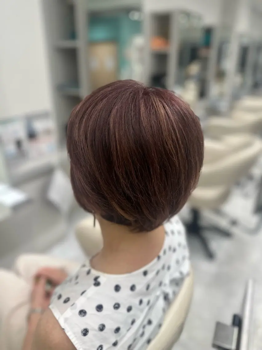 ショート カラー ハイライトカラー ハイライト ヘアカラー Lee Horie MIUのヘアスタイル