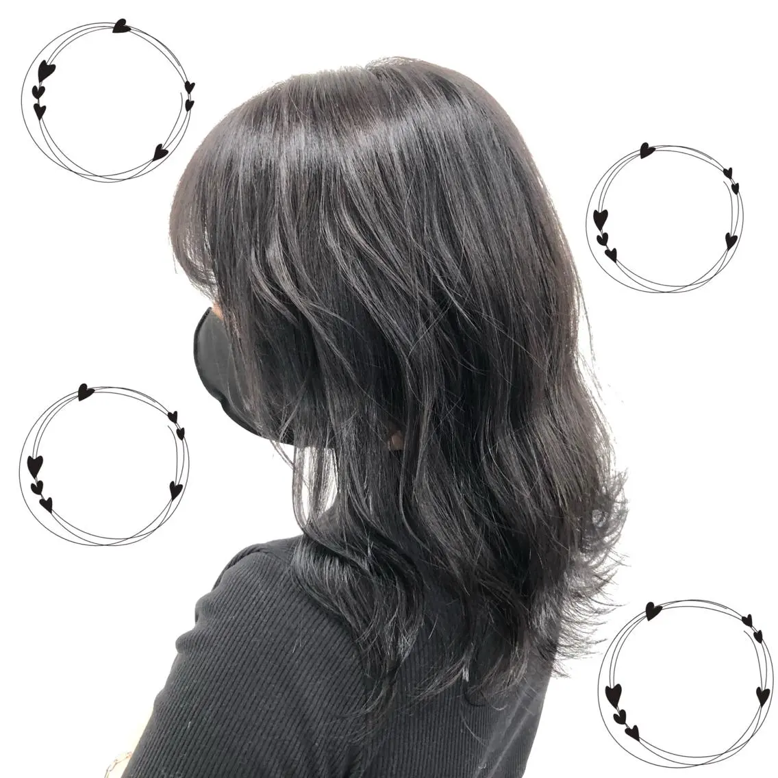 ショート カラー パーマ ヘアアレンジ メンズ キッズ 上品＆韓国風 🥀海心🥀のヘアスタイル