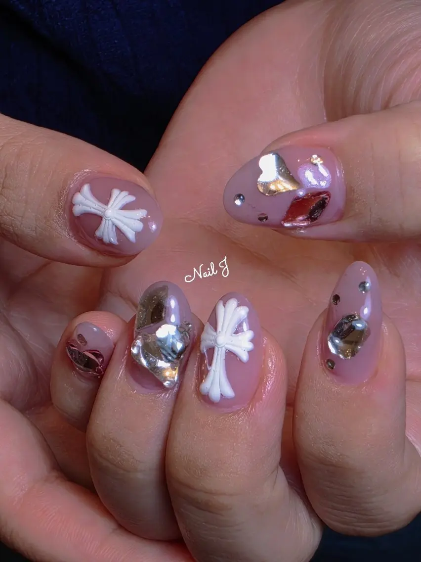 ネイル 韓国ネイル 夏ネイル ハンドネイル Nail Jのネイルデザイン