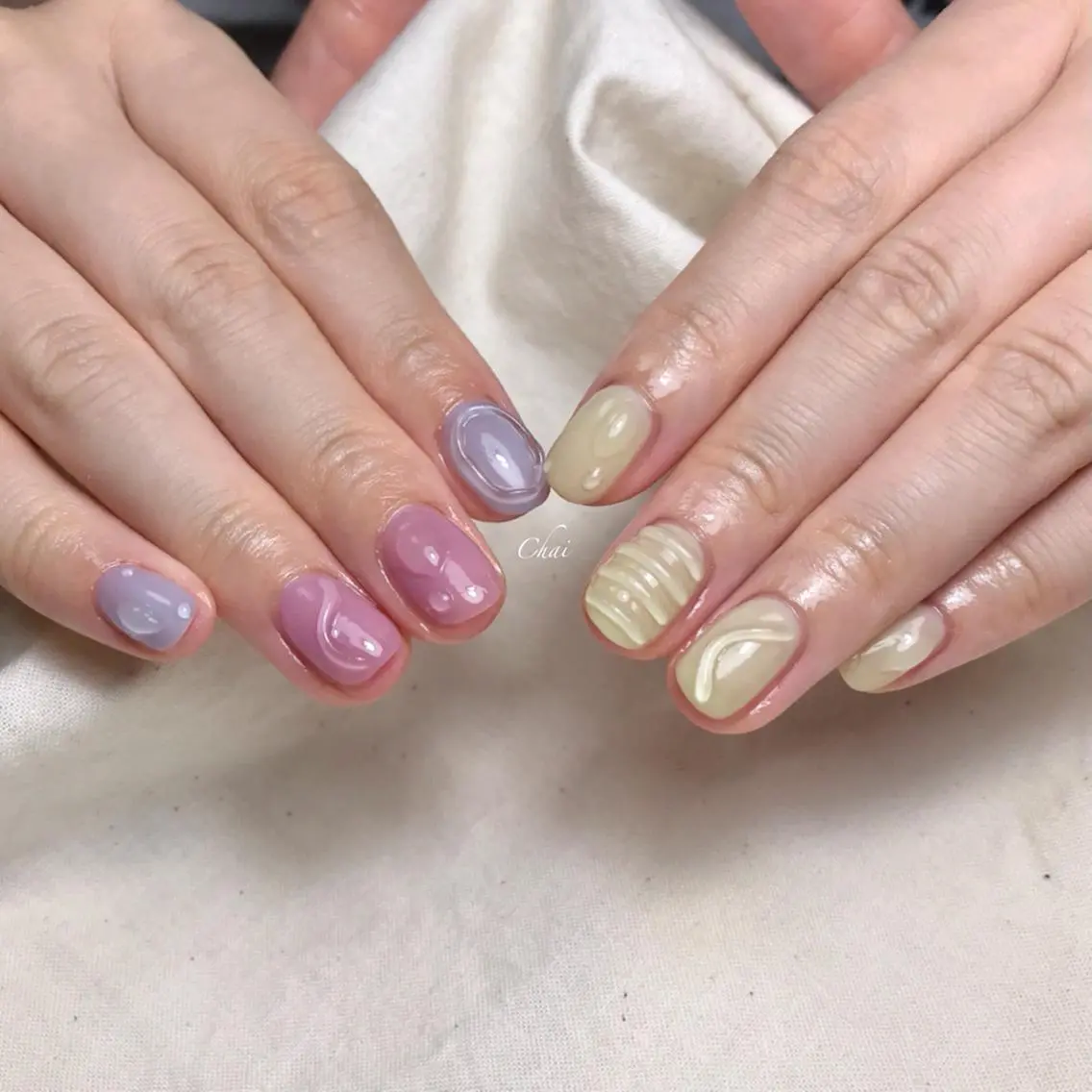 ネイル ハンドネイル chai nail _ai📍鶴橋のマツエク・マツパデザイン