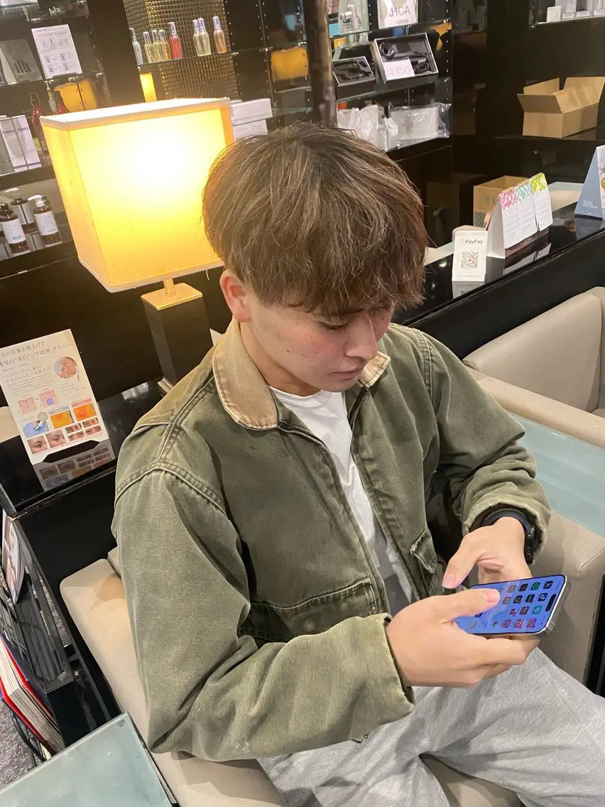 メンズ カット 水野 聖哉のヘアスタイル