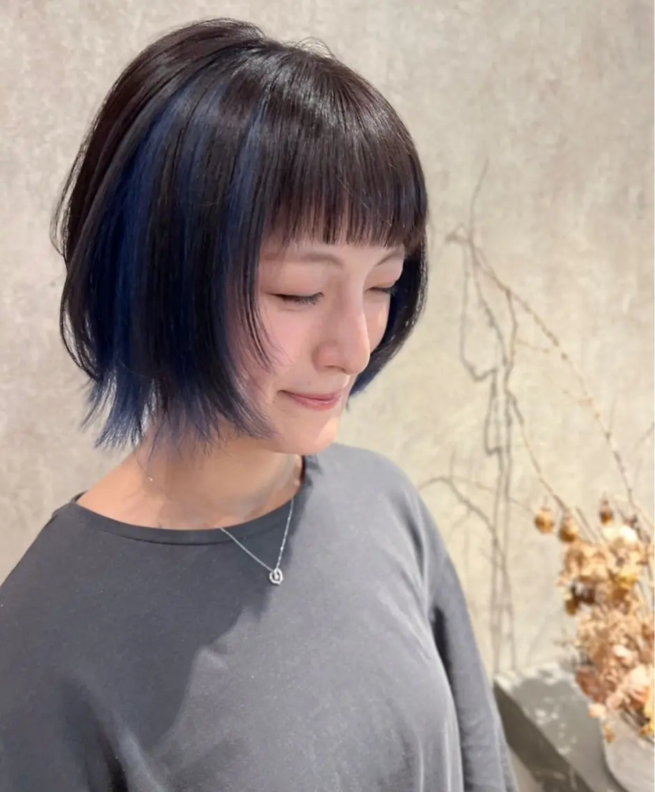 ミディアム ボブレイヤー ボブ レイヤーカット 森田 大夢のヘアスタイル