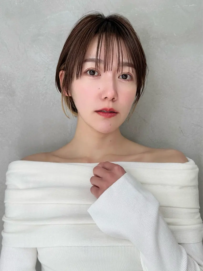 ショート カット ヘアカラー トリートメント ヘッドスパ 縮毛矯正/レイヤー taiga🐯のヘアスタイル