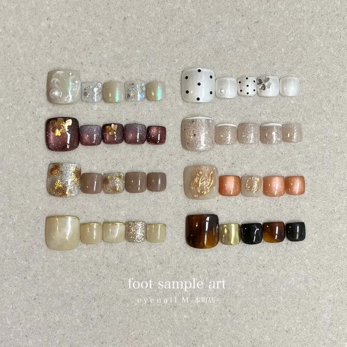 ネイル フットネイル eyenailm 🌼のネイルデザイン