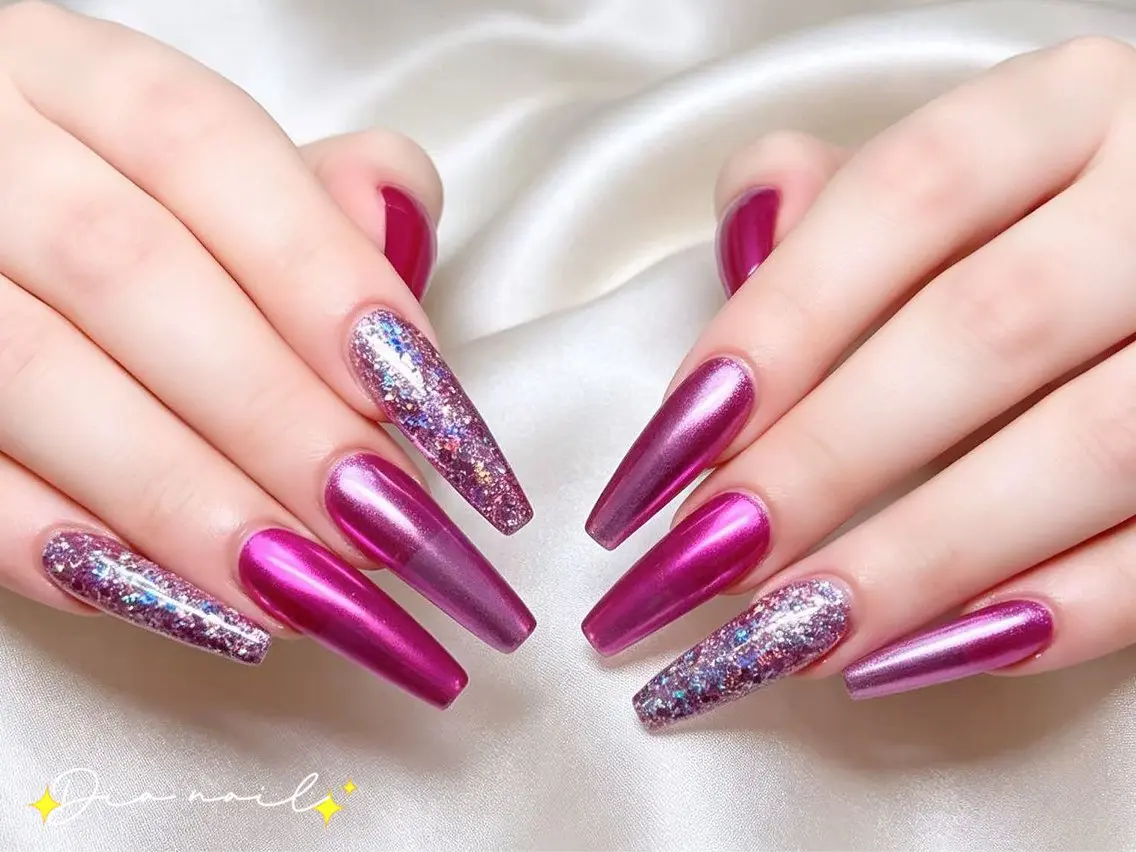 ネイル フットネイル 韓国ネイル レース ラメ(グリッター) マグネットネイル ハンドネイル Dia nail サロンのネイルデザイン